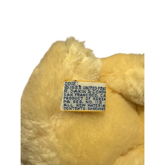 Vintage 1983 Dankin Garfield Odie 8” Stuffed Plush Toy Cartoon - Picture 8 of 9